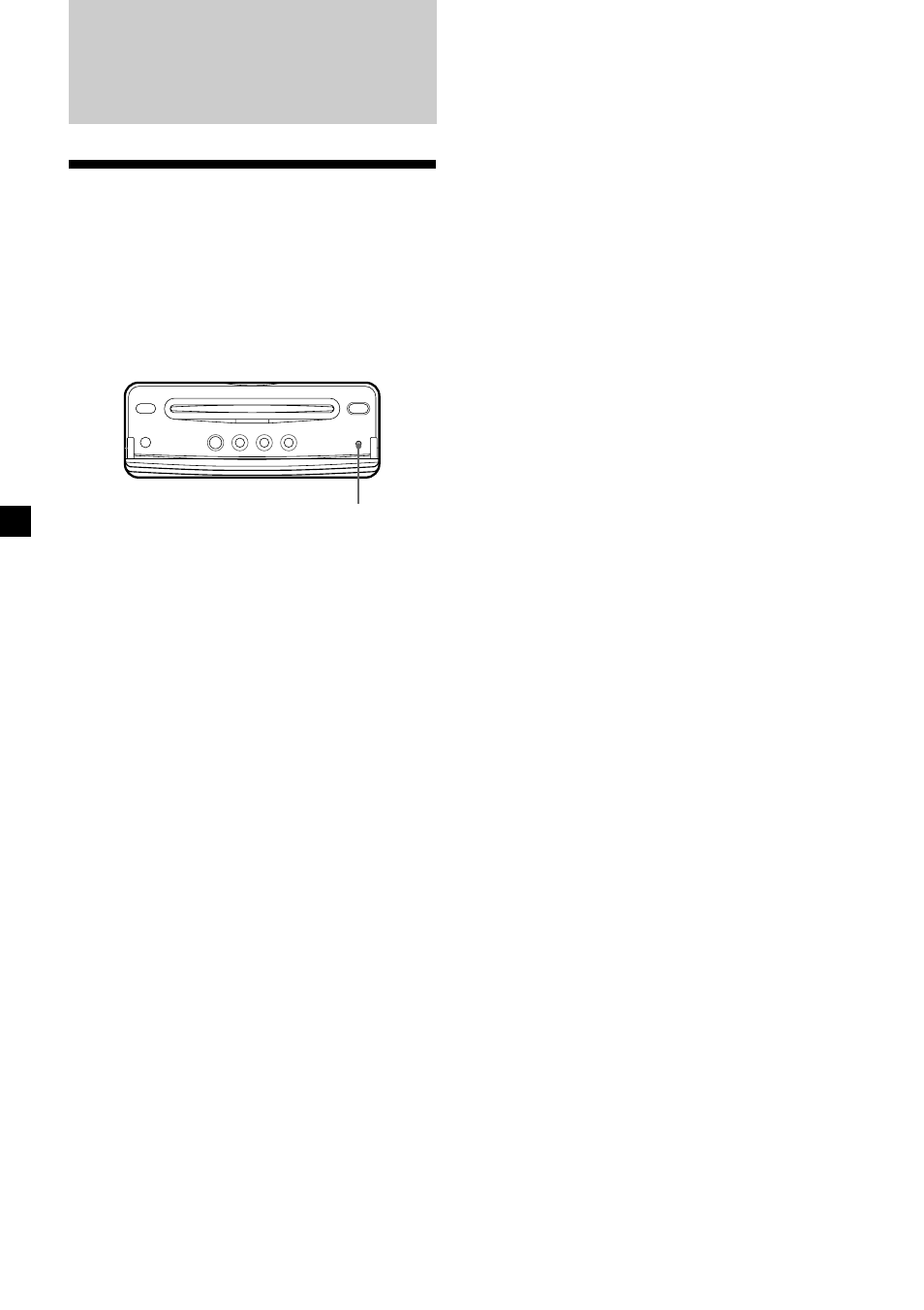 Getting started, Resetting the player | Sony MV-101 User Manual | Page 12 / 36