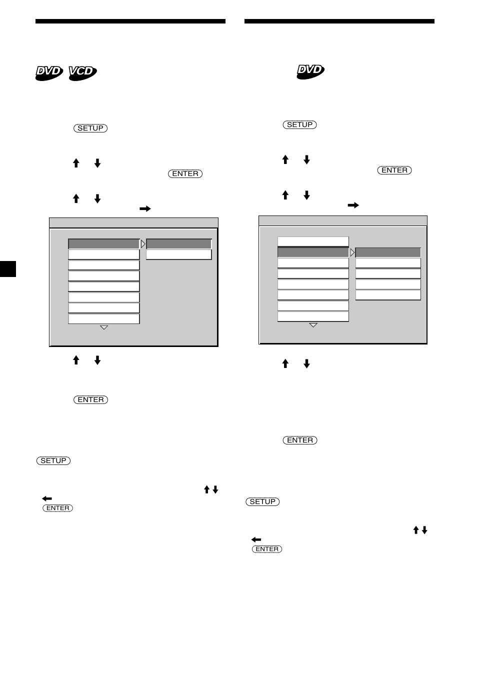 Selecting the tv color system, Selecting the audio language for dvd, 24 selecting the tv color system | Sony MV-101 User Manual | Page 24 / 36