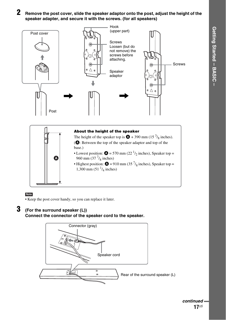 Sony DAVLF1H User Manual | Page 17 / 127