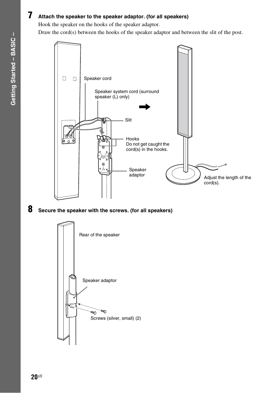 Sony DAVLF1H User Manual | Page 20 / 127