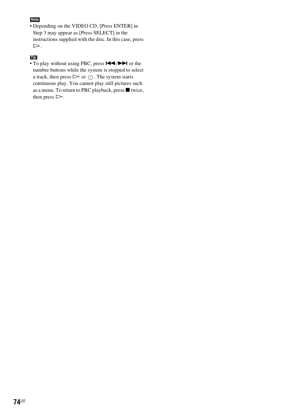 Sony DAVLF1H User Manual | Page 74 / 127