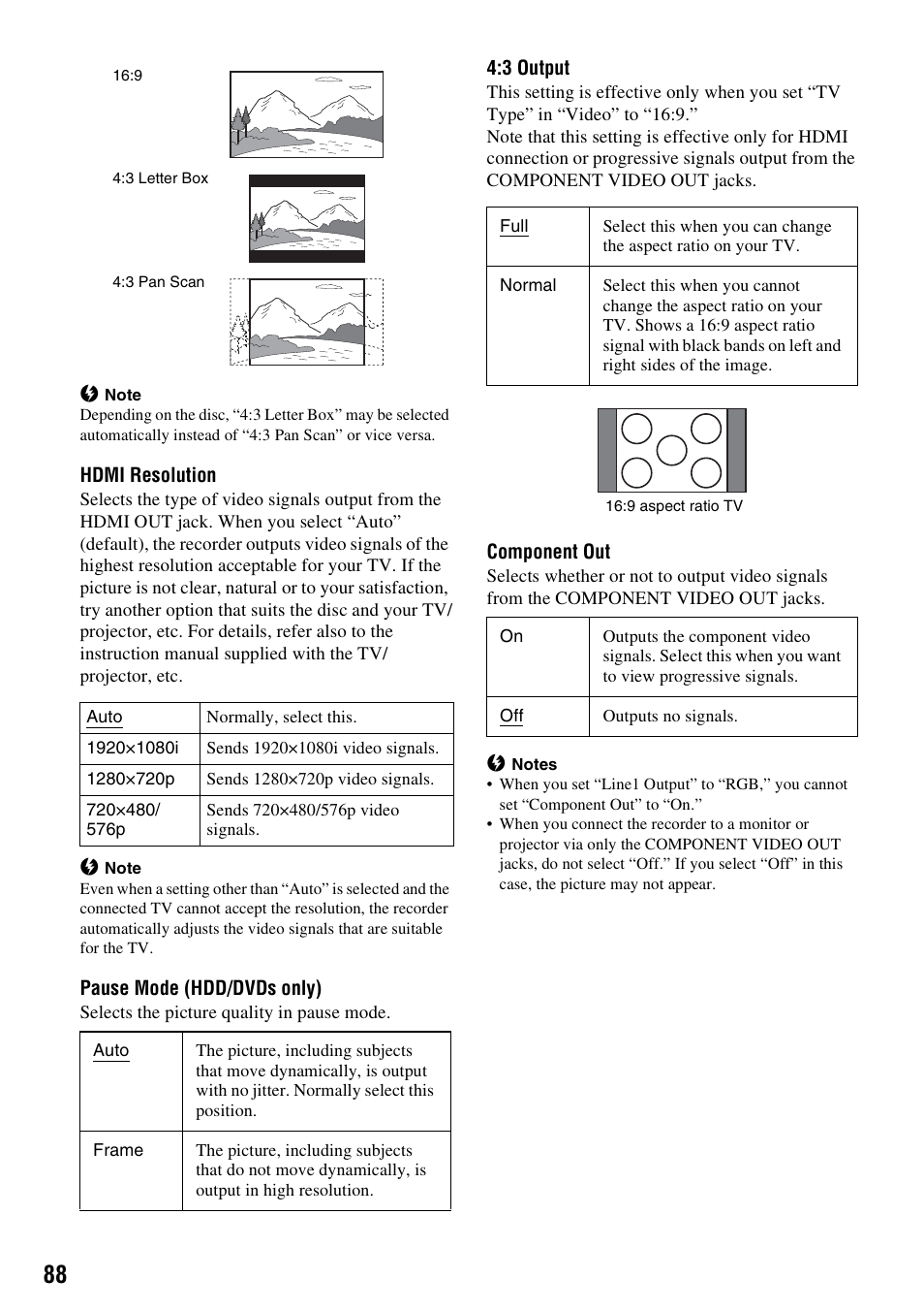 Sony RDR-HX1010 User Manual | Page 88 / 116