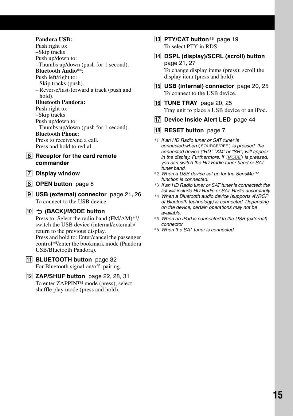 Sony DSX-S310BTX User Manual | Page 15 / 108