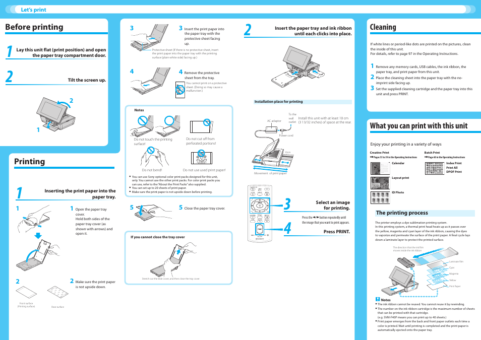 Sony DPP-F800 User Manual | Page 2 / 2