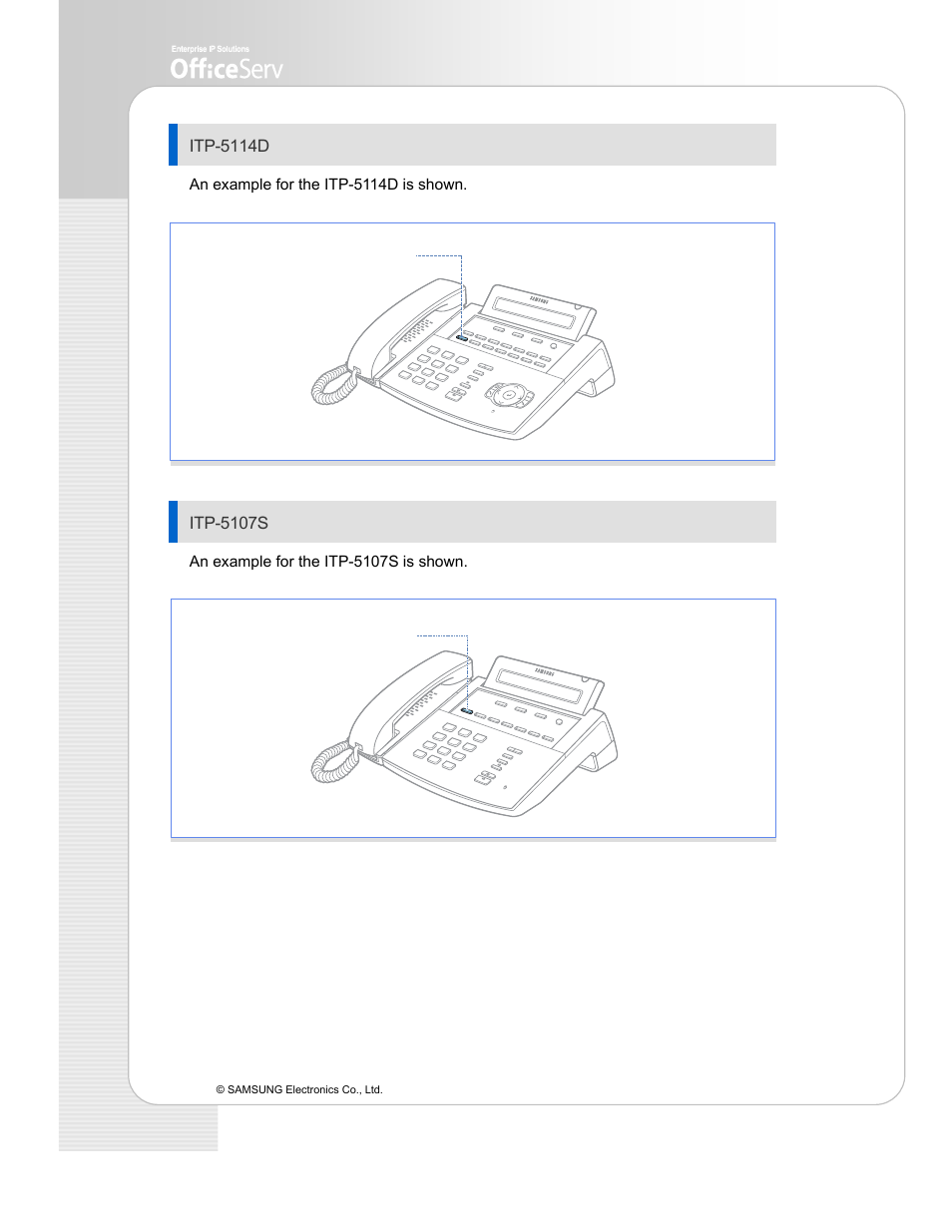 Samsung ITP-5114D EN User Manual | Page 18 / 40