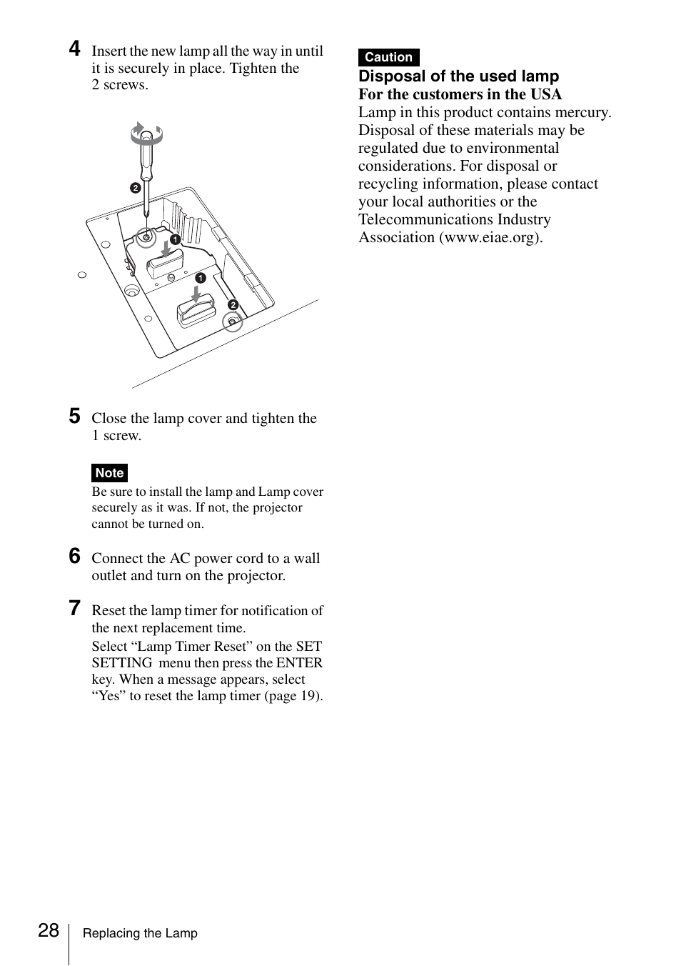 Sony VPL EW130 User Manual | Page 28 / 42