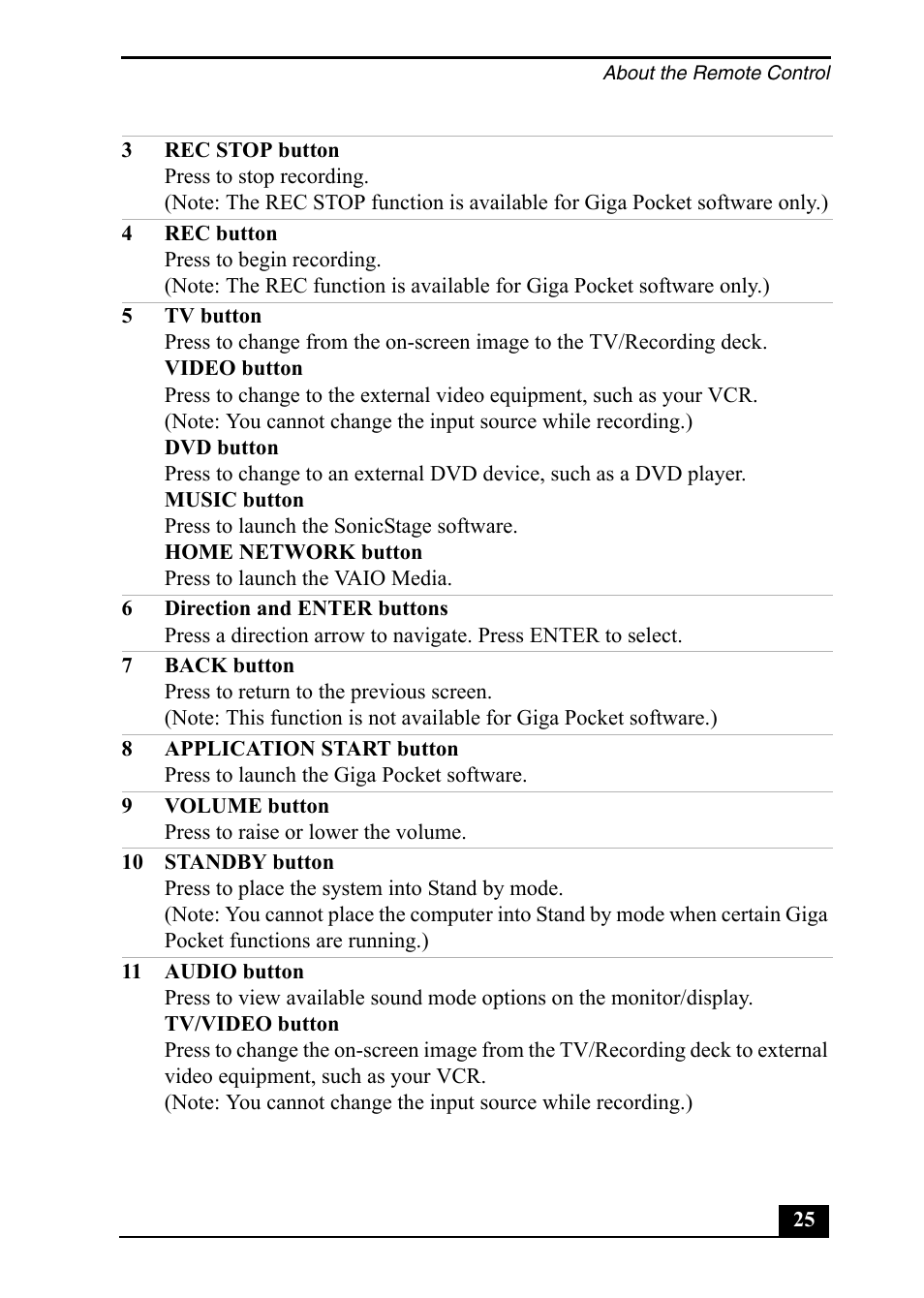 Sony PCV-RS400 User Manual | Page 25 / 44