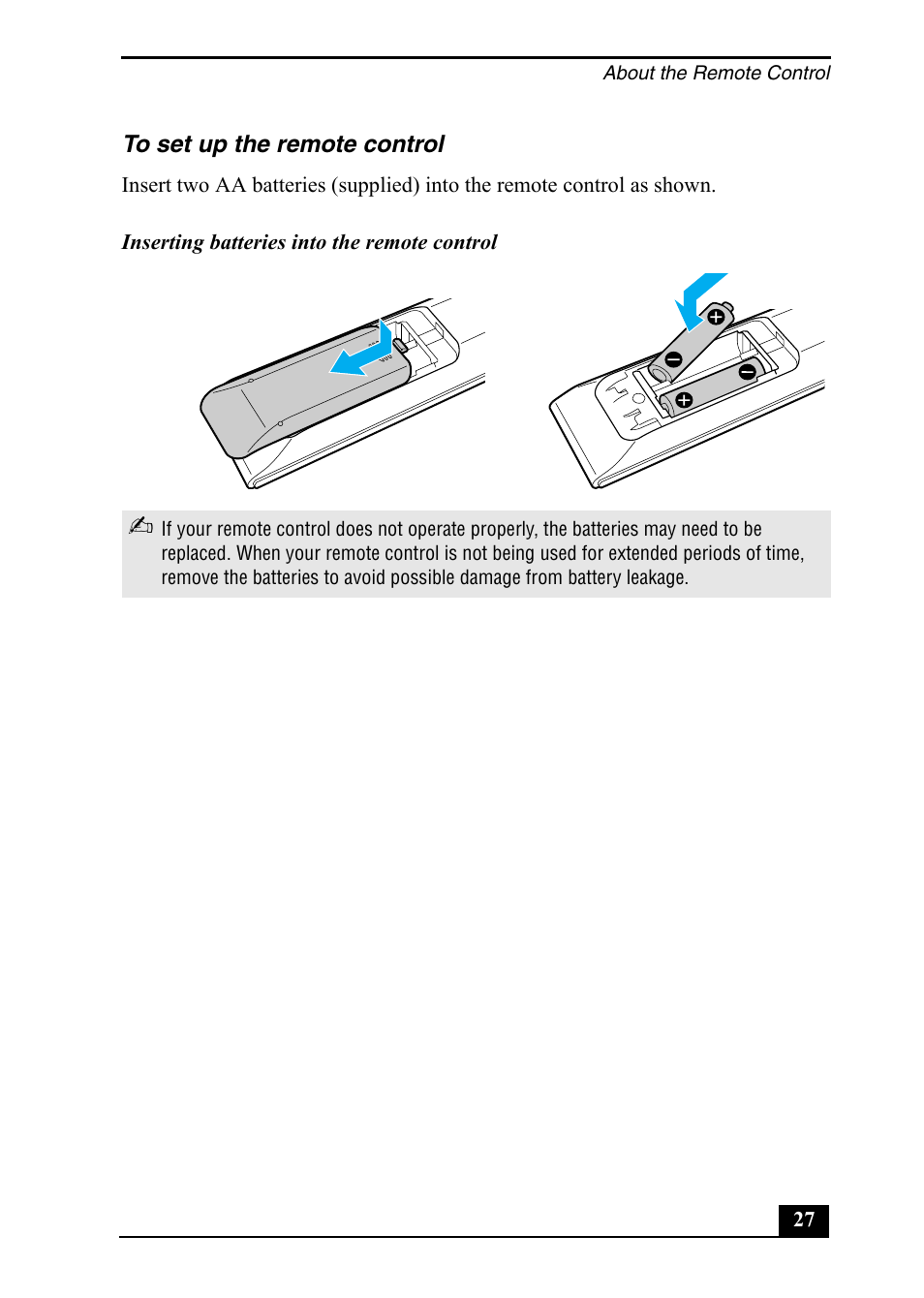 Sony PCV-RS400 User Manual | Page 27 / 44