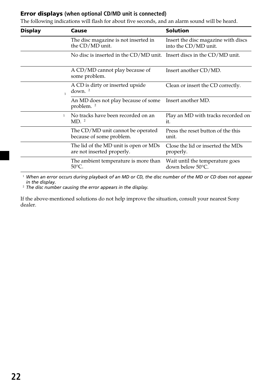 Sony CDX-C6600 User Manual | Page 22 / 46