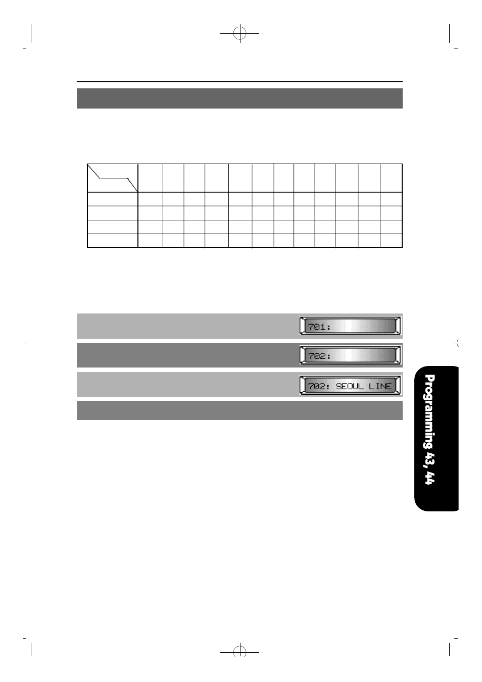 Mmc 44 trunk names | Samsung NX-308 User Manual | Page 114 / 172