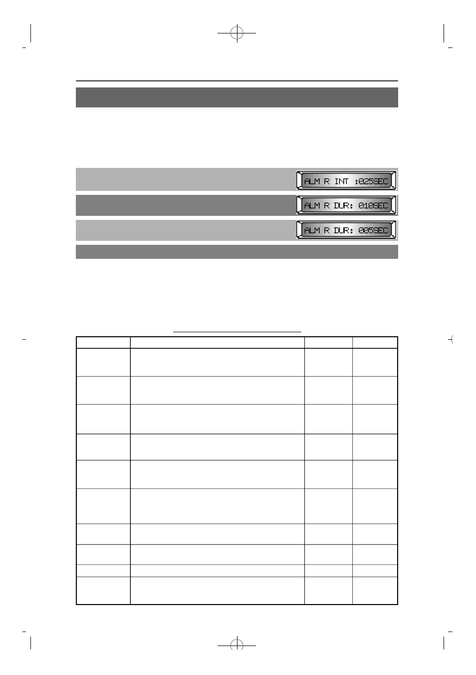 Mmc 50 system timers | Samsung NX-308 User Manual | Page 117 / 172