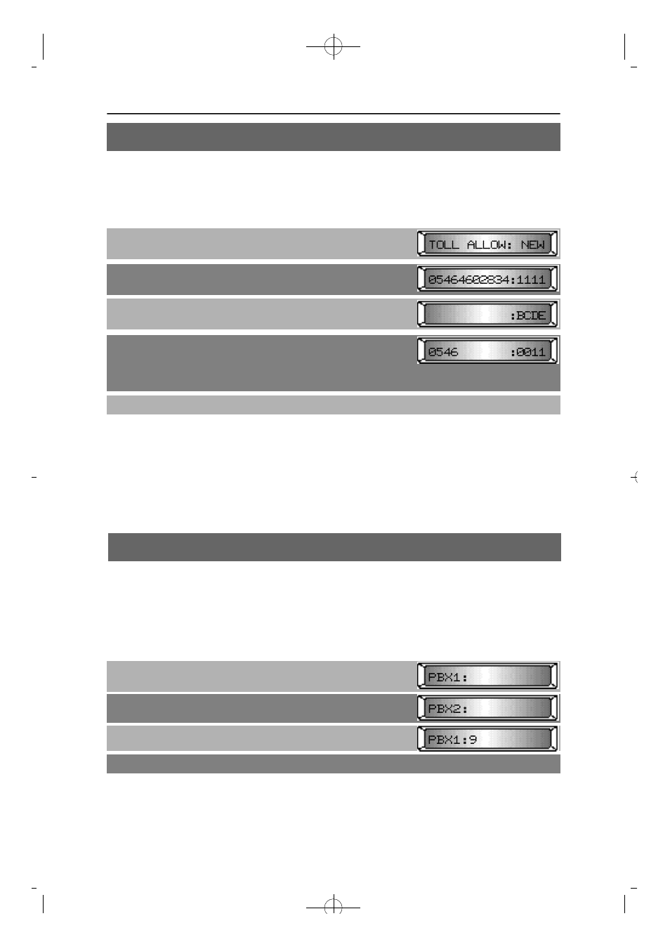 Mmc 61 toll allow table/apply, Mmc 62 pbx access code | Samsung NX-308 User Manual | Page 125 / 172