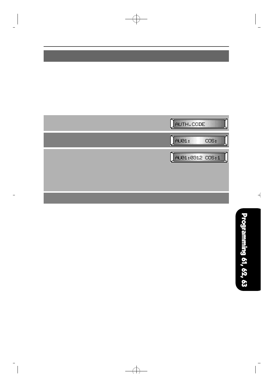 Mmc 63 authorization table | Samsung NX-308 User Manual | Page 126 / 172