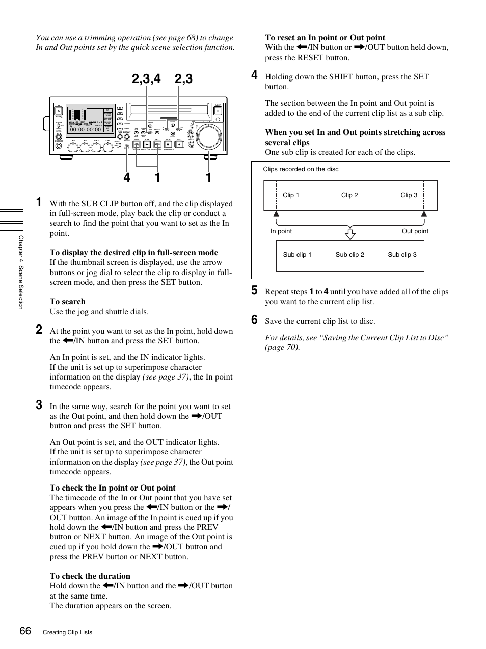 Sony PDW-F70 User Manual | Page 66 / 126