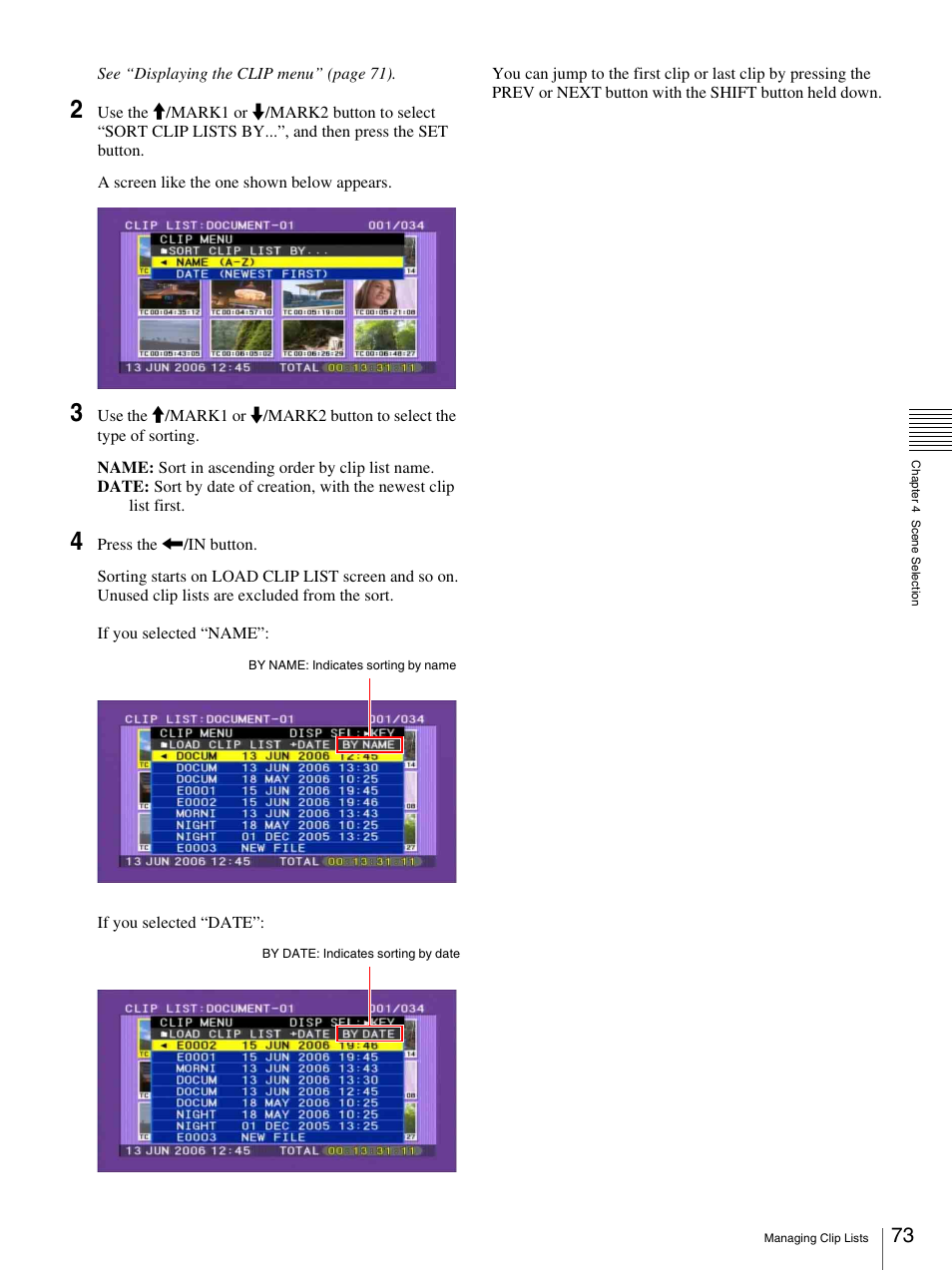 Sony PDW-F70 User Manual | Page 73 / 126