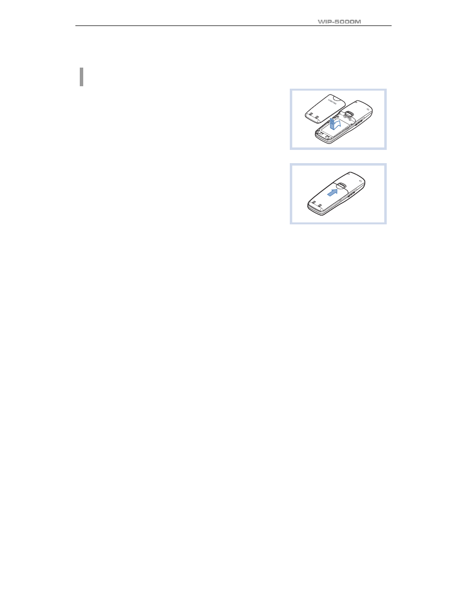 Inserting / removing the battery | Samsung WIP-5000 User Manual | Page 25 / 109