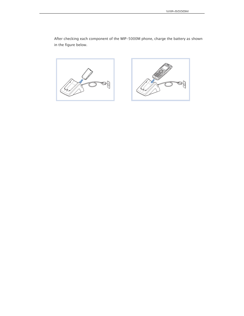 Charging the battery | Samsung WIP-5000 User Manual | Page 27 / 109