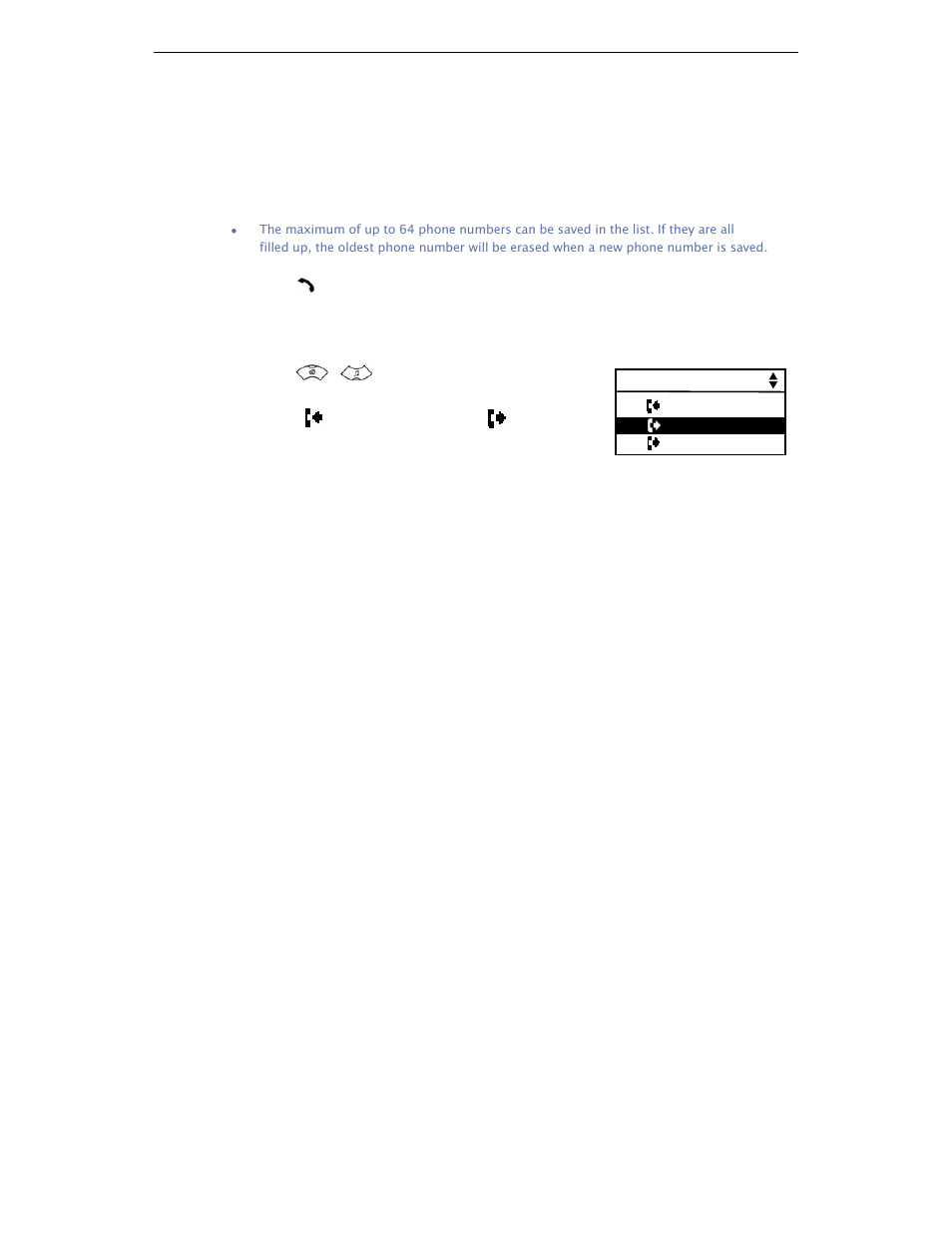 Calling from your call list log | Samsung WIP-5000 User Manual | Page 34 / 109