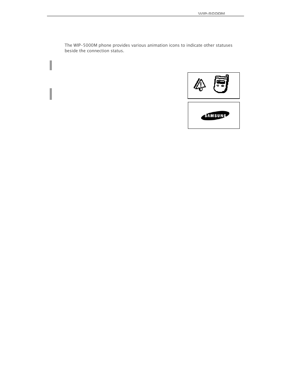 Call status indication | Samsung WIP-5000 User Manual | Page 39 / 109