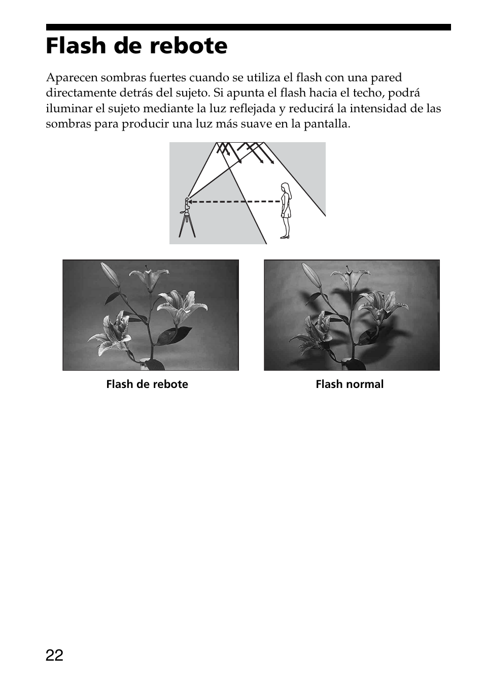 Flash de rebote | Sony HVL-F36AM User Manual | Page 106 / 212