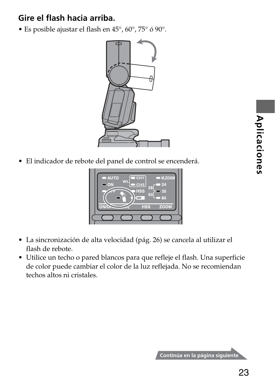 23 aplicaciones | Sony HVL-F36AM User Manual | Page 107 / 212