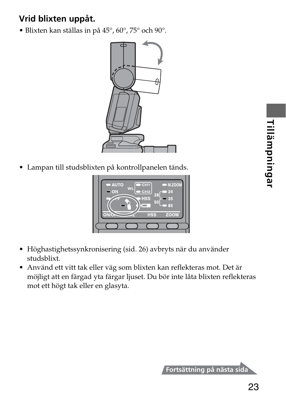 23 tillämpningar | Sony HVL-F36AM User Manual | Page 149 / 212