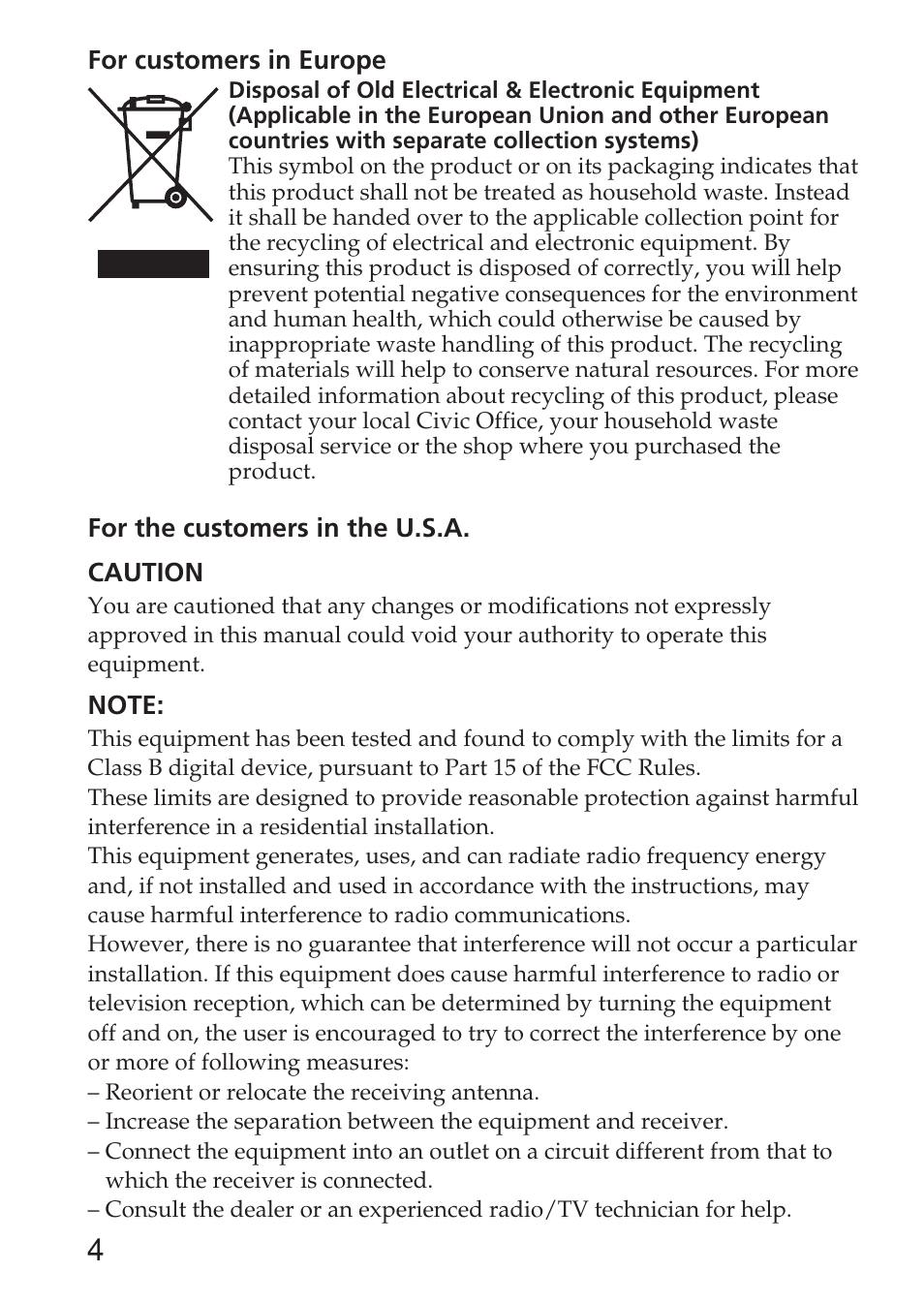 Sony HVL-F36AM User Manual | Page 4 / 212