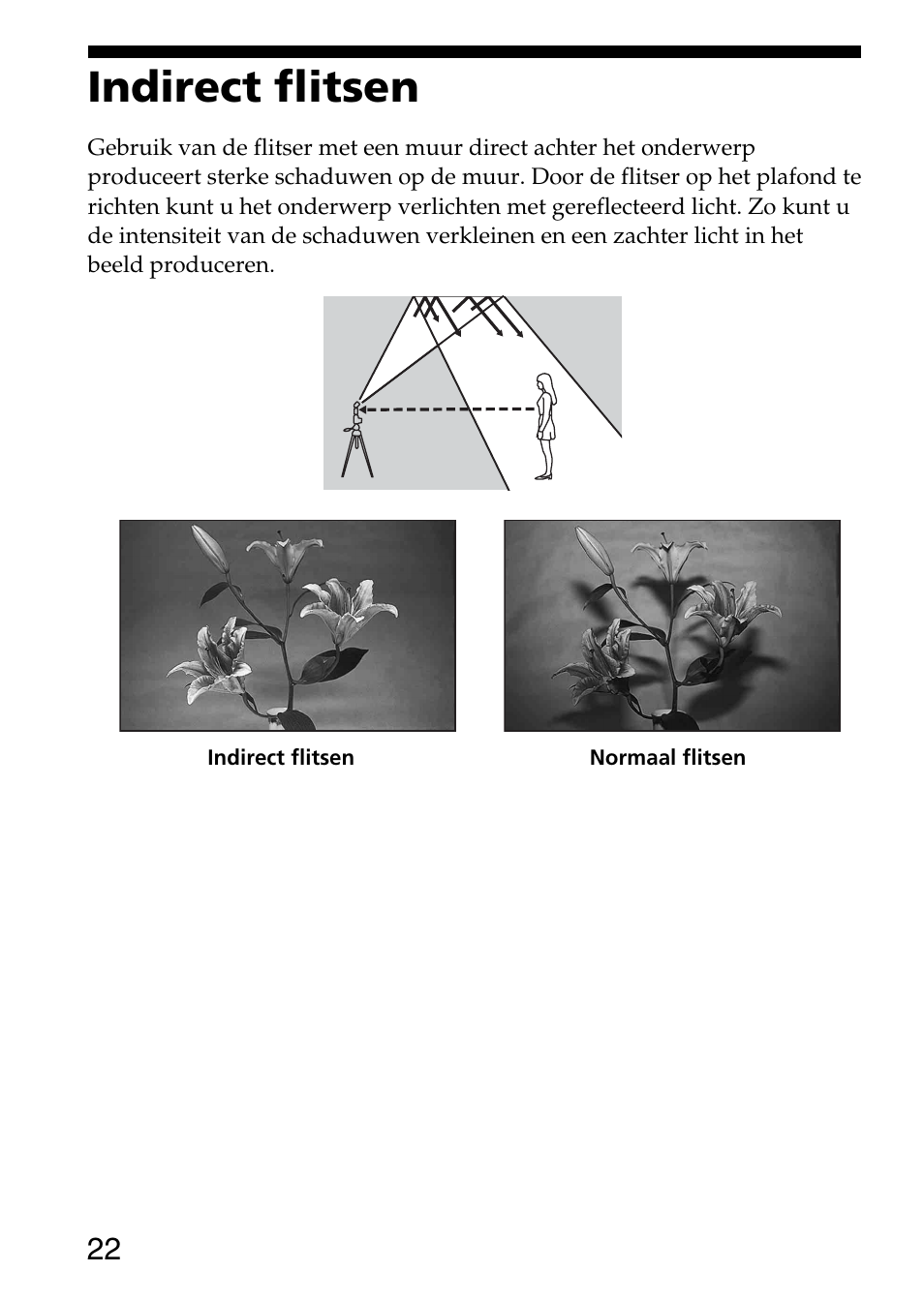 Indirect flitsen | Sony HVL-F36AM User Manual | Page 64 / 212