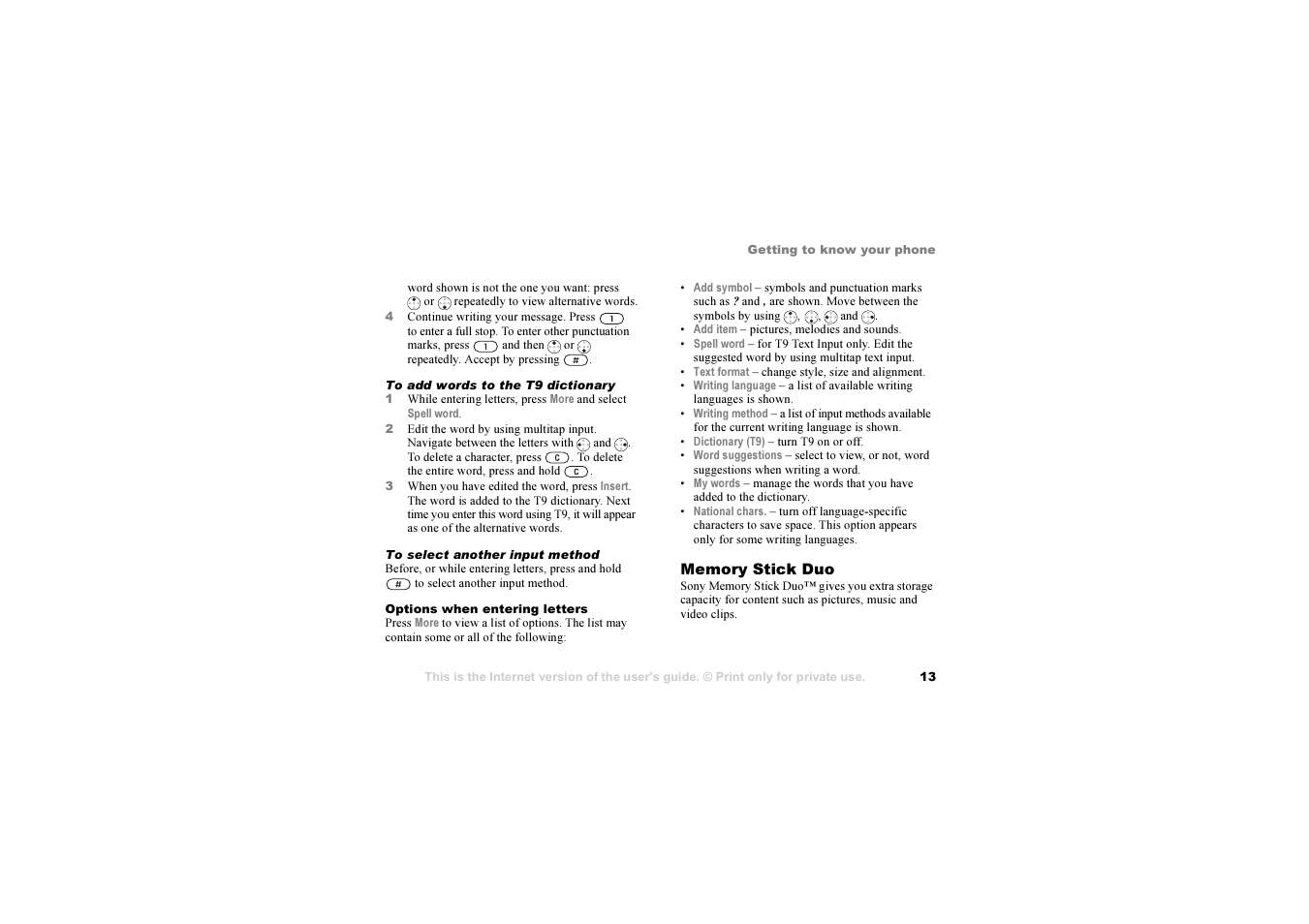 Sony Z1010 User Manual | Page 13 / 95