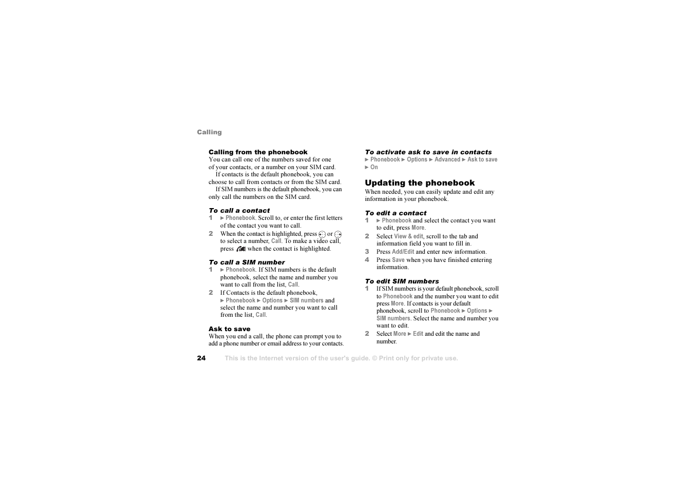 Sony Z1010 User Manual | Page 24 / 95