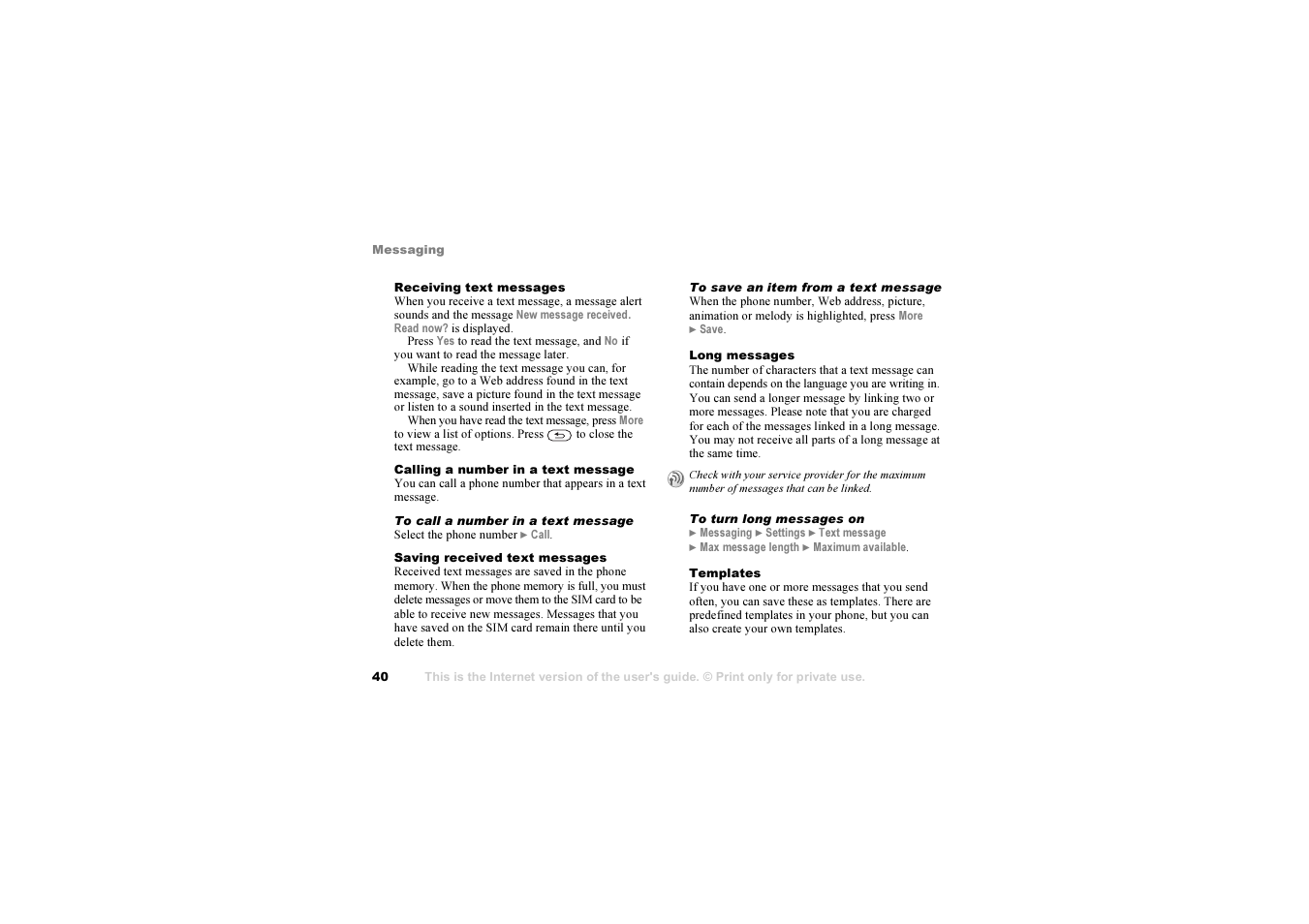 Sony Z1010 User Manual | Page 40 / 95