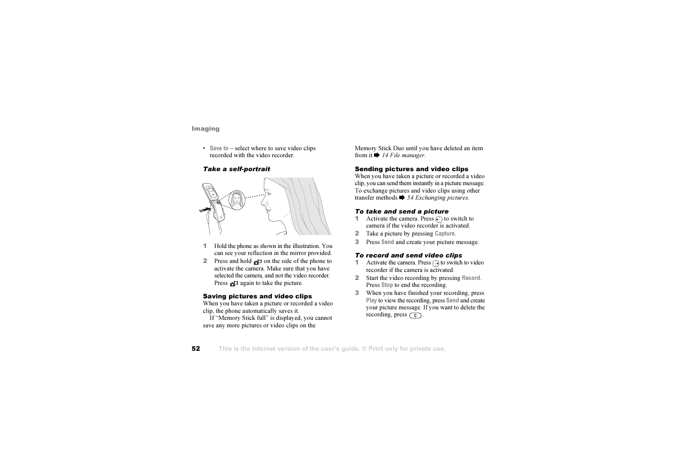 Sony Z1010 User Manual | Page 52 / 95