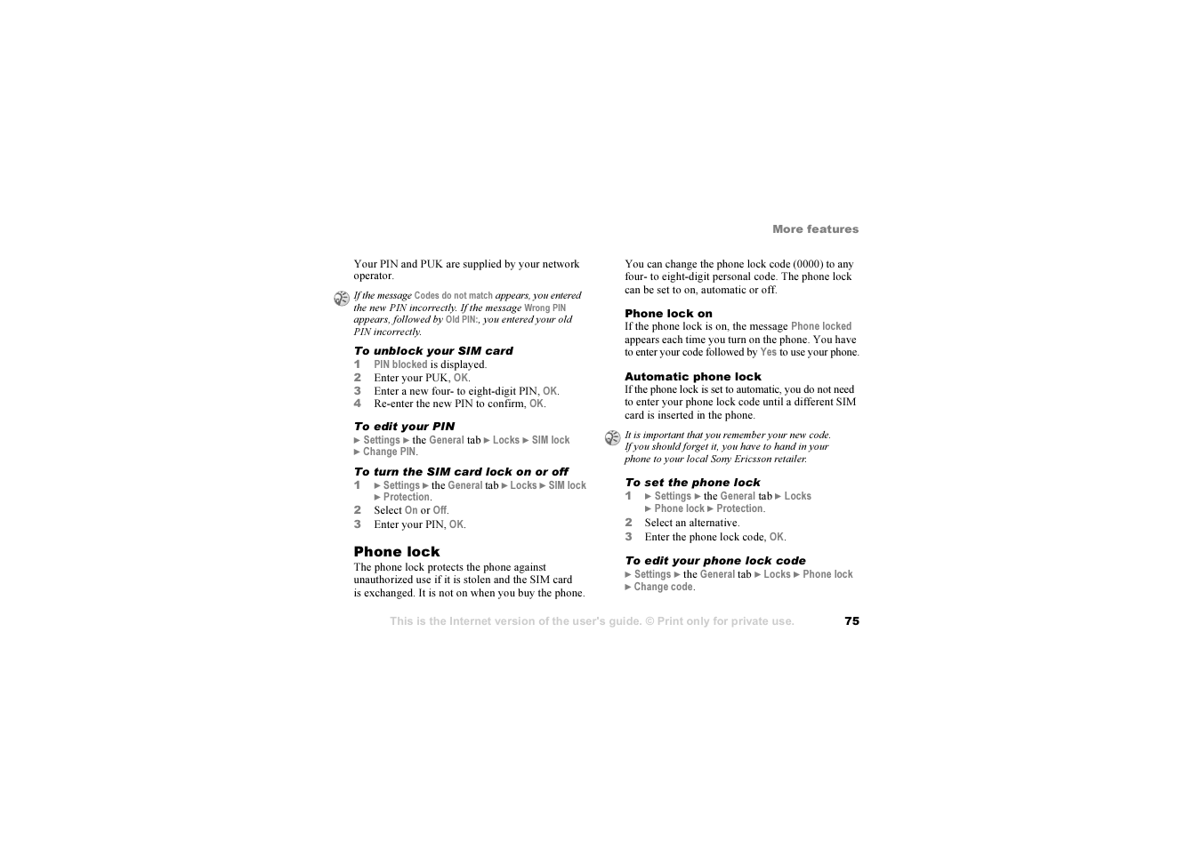 Sony Z1010 User Manual | Page 75 / 95