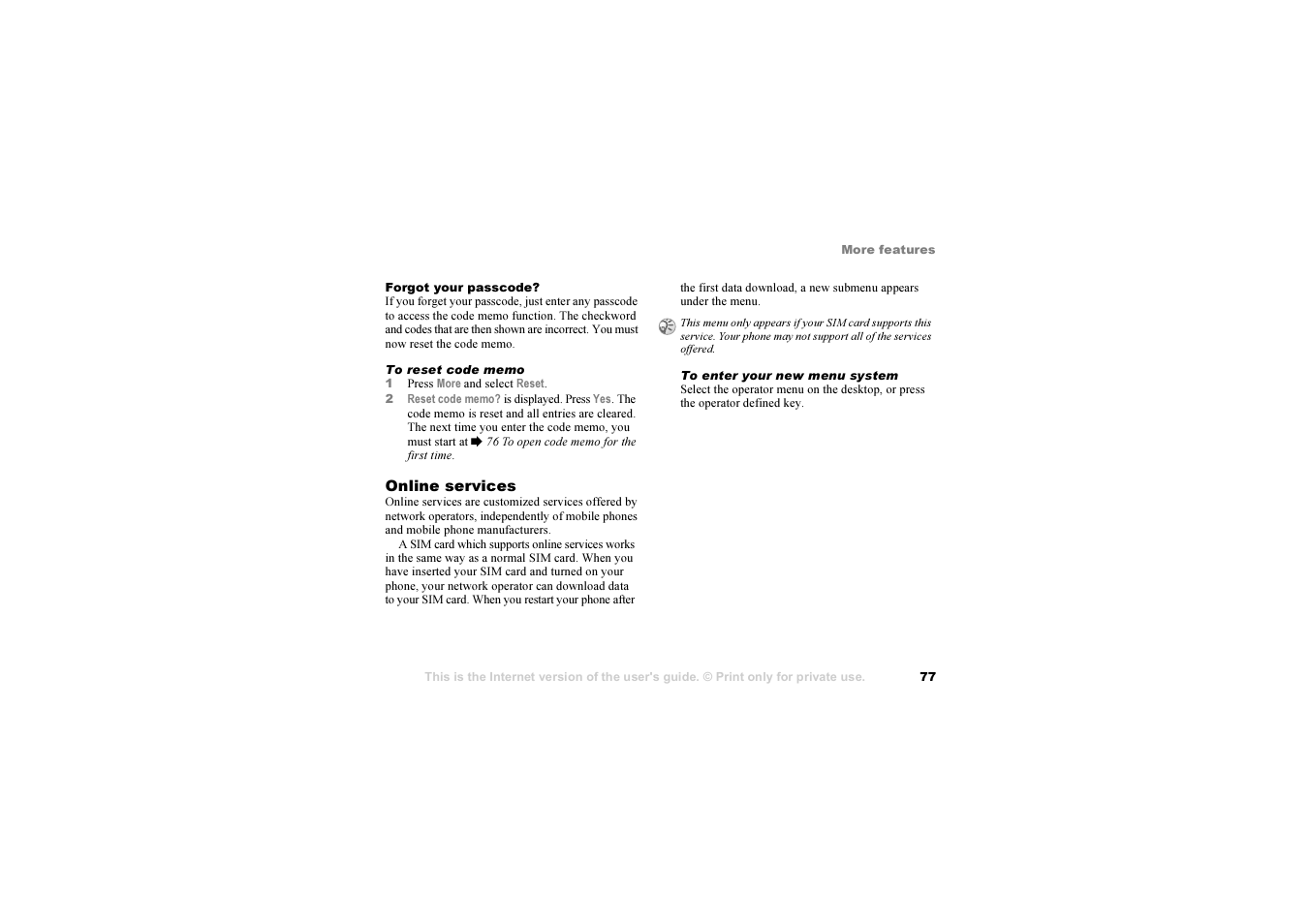 Sony Z1010 User Manual | Page 77 / 95