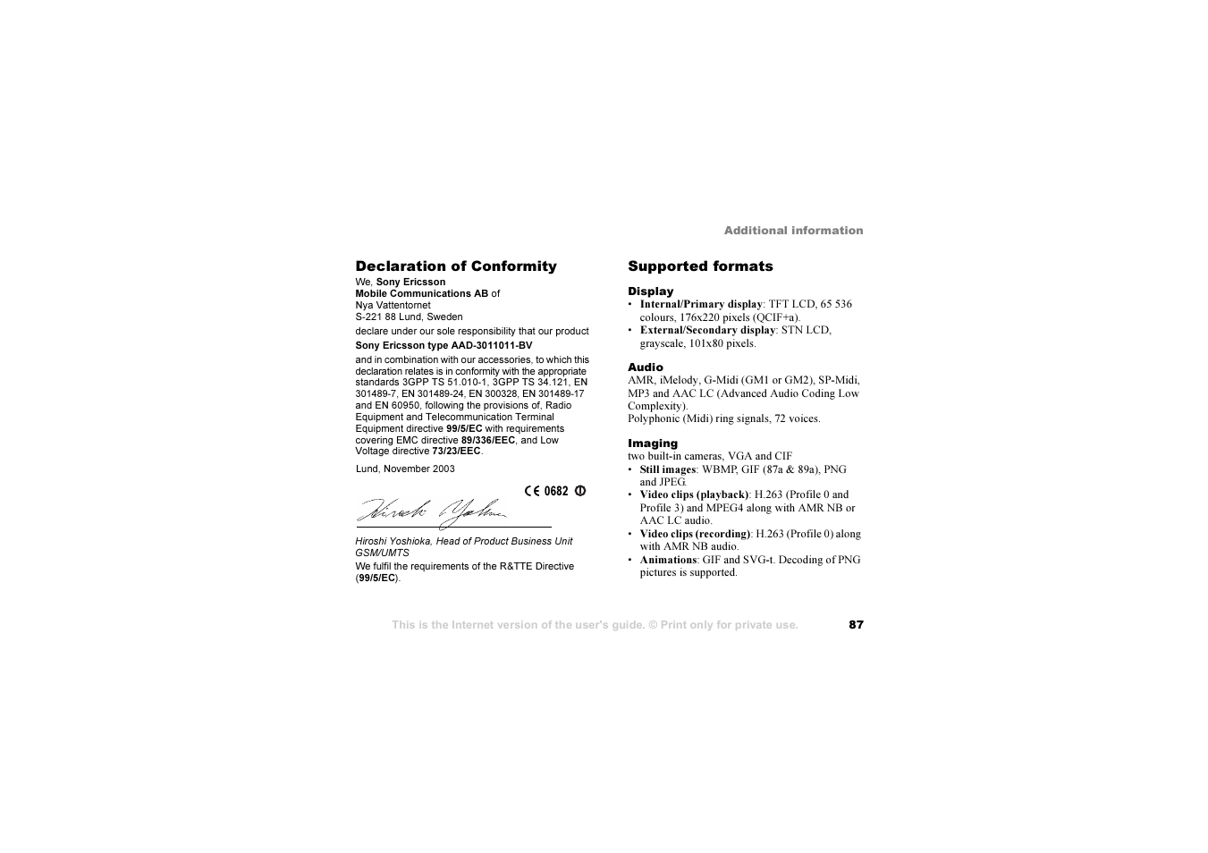 Sony Z1010 User Manual | Page 87 / 95