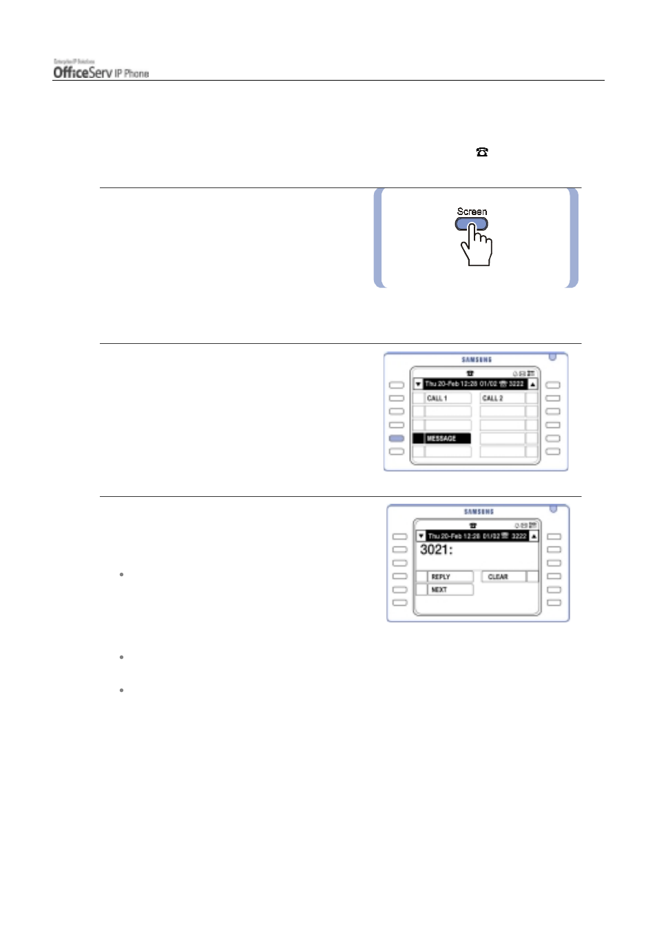 Verify/return/delete station messages | Samsung ITP5012L User Manual | Page 101 / 164