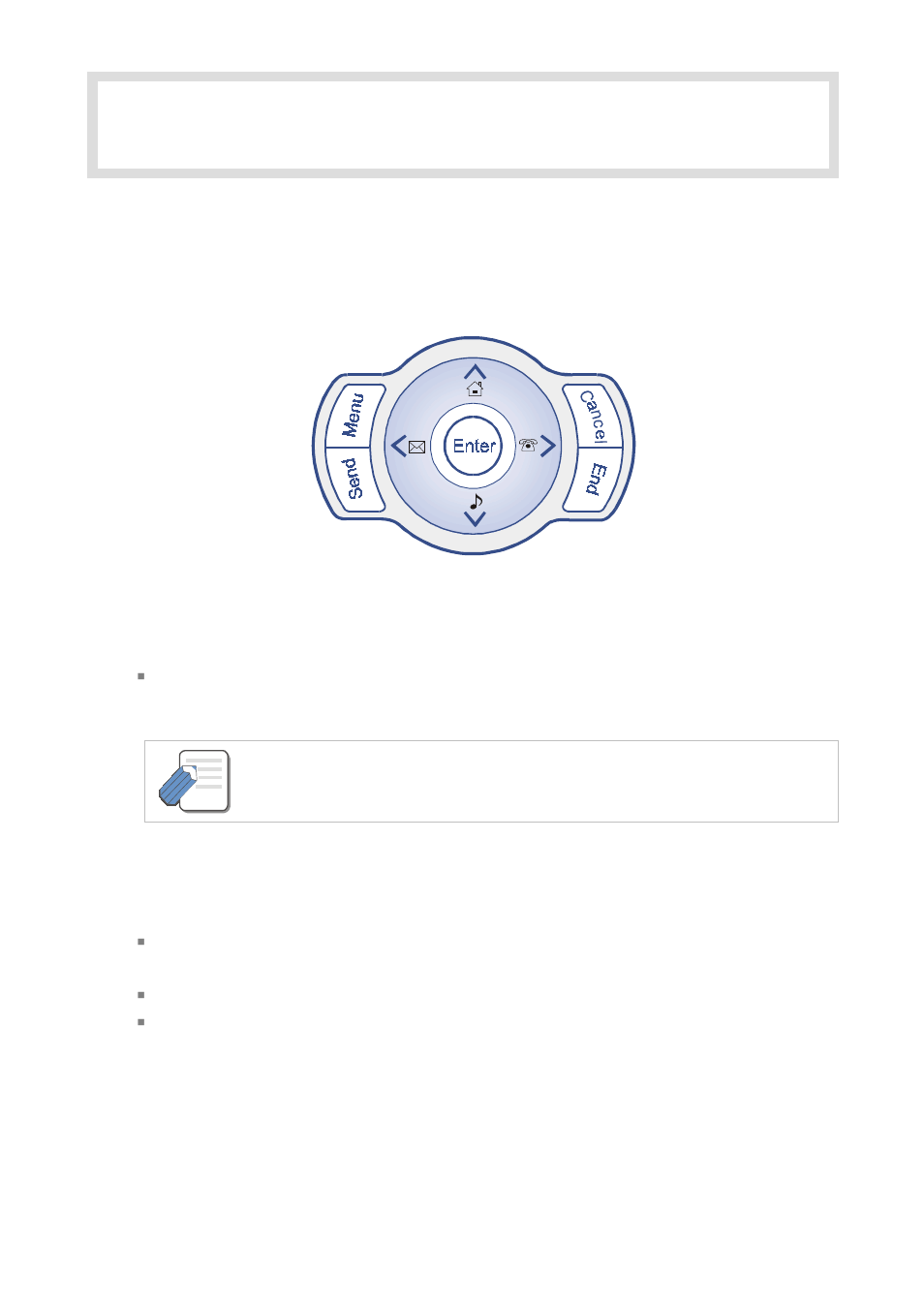 Application menus, Navigation buttons, Menu button | Send button | Samsung ITP5012L User Manual | Page 115 / 164