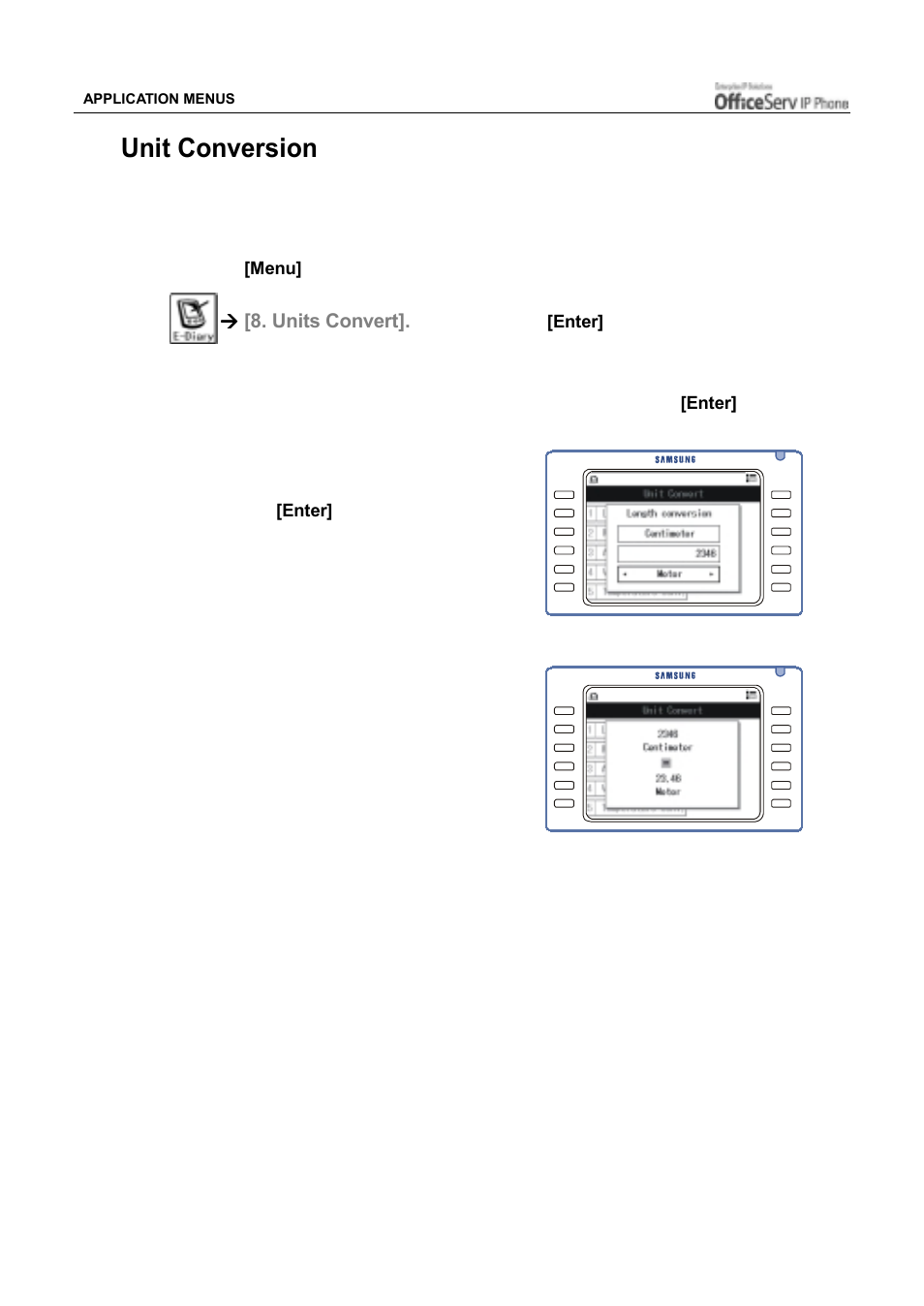 Unit conversion | Samsung ITP5012L User Manual | Page 134 / 164