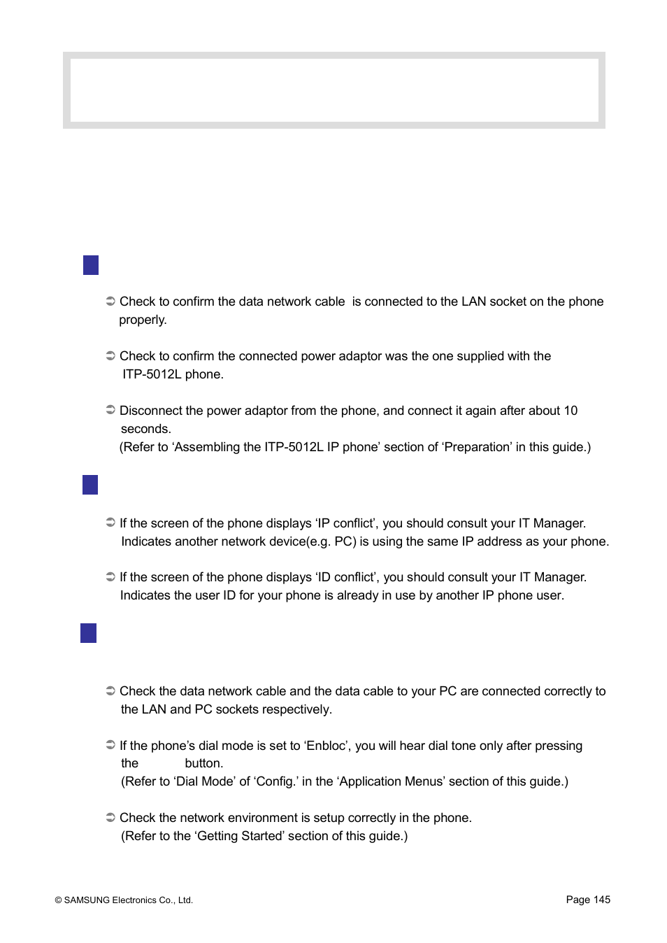 Annex, Troubleshooting | Samsung ITP5012L User Manual | Page 161 / 164