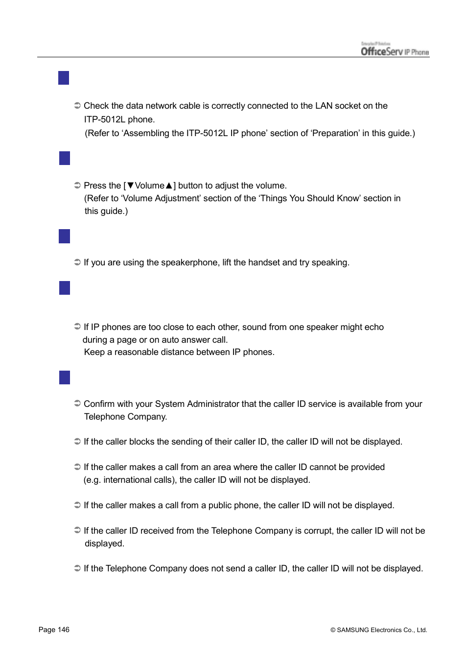 Samsung ITP5012L User Manual | Page 162 / 164