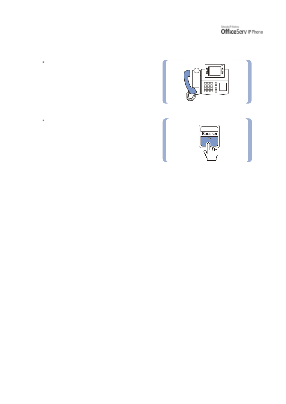 Calling methods | Samsung ITP5012L User Manual | Page 50 / 164