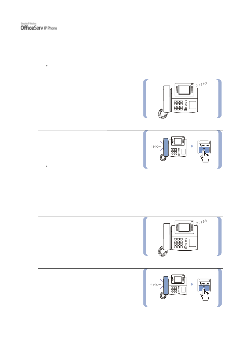 Automatic answering mode, Voice announce mode | Samsung ITP5012L User Manual | Page 71 / 164