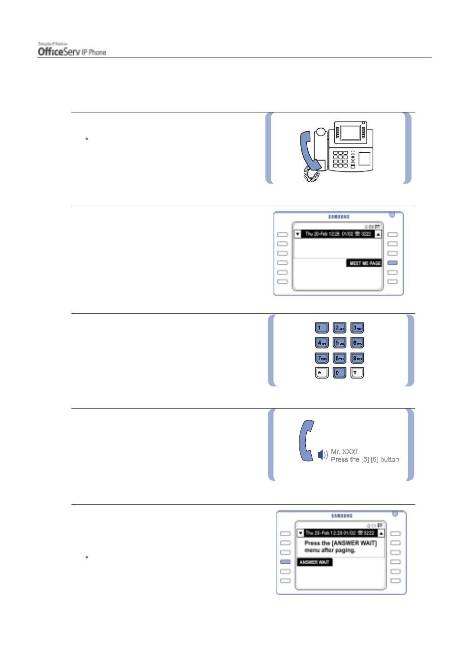 Meet me page | Samsung ITP5012L User Manual | Page 93 / 164