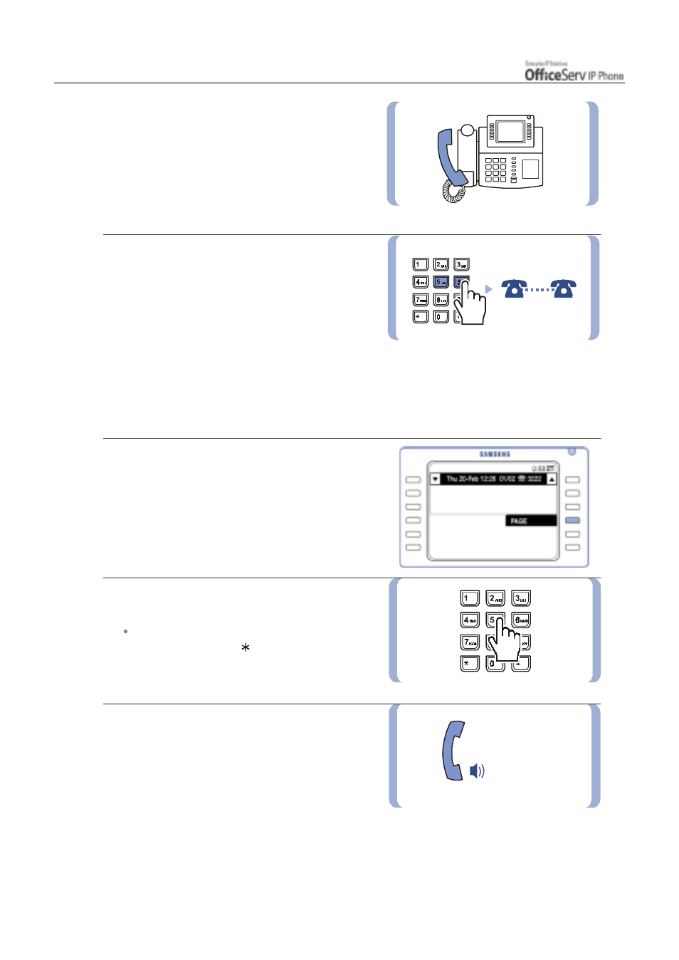 Call park and page | Samsung ITP5012L User Manual | Page 94 / 164