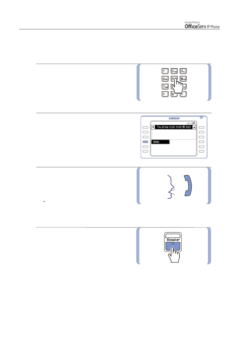 Off-hook voice announce (ohva) | Samsung ITP5012L User Manual | Page 96 / 164