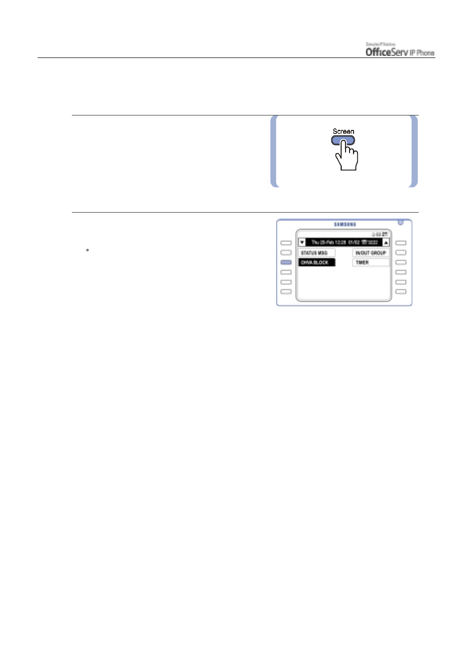 Ohva block | Samsung ITP5012L User Manual | Page 98 / 164