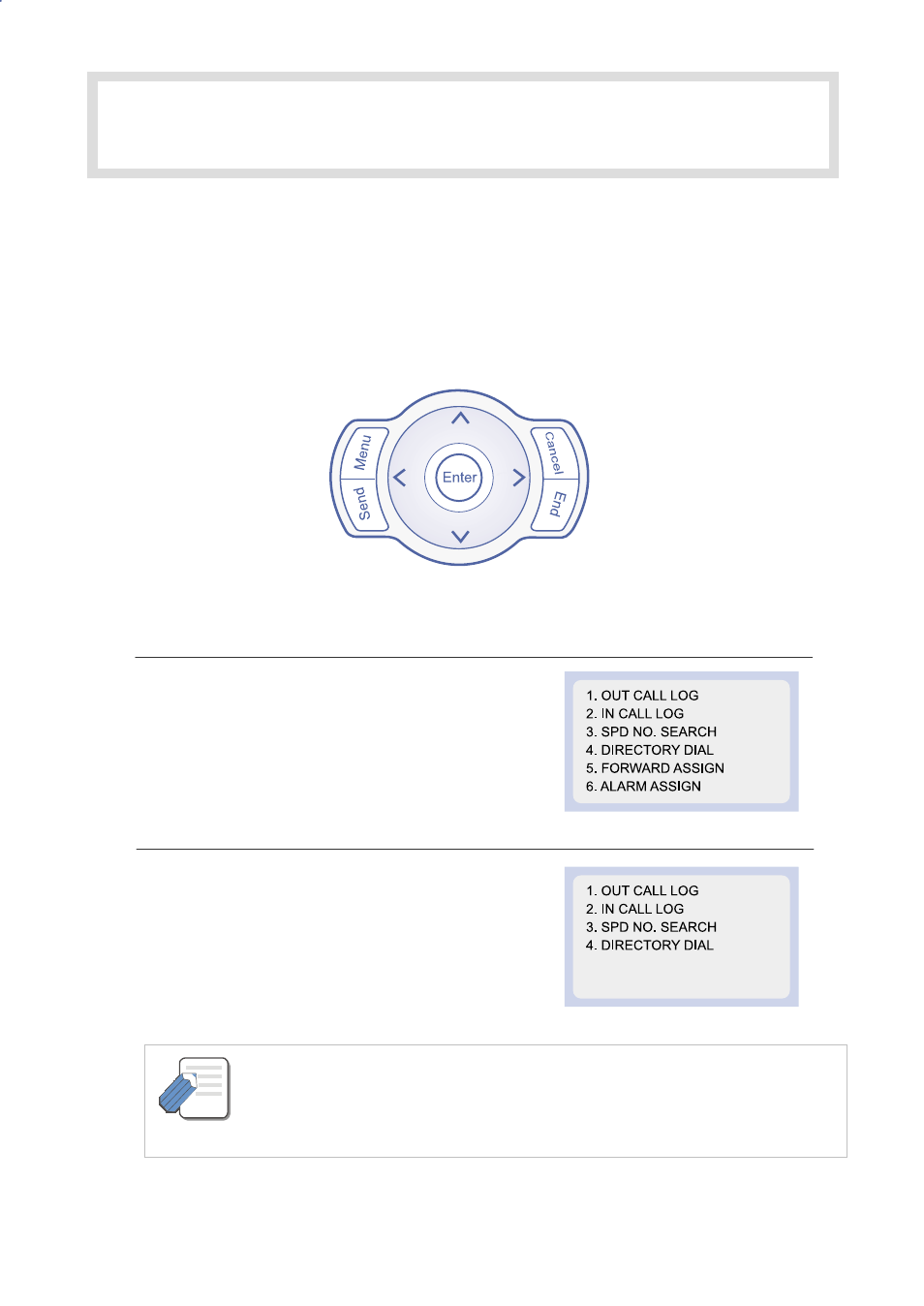 Application menus, Navigation buttons, Menu button | Samsung DS5021D User Manual | Page 129 / 144