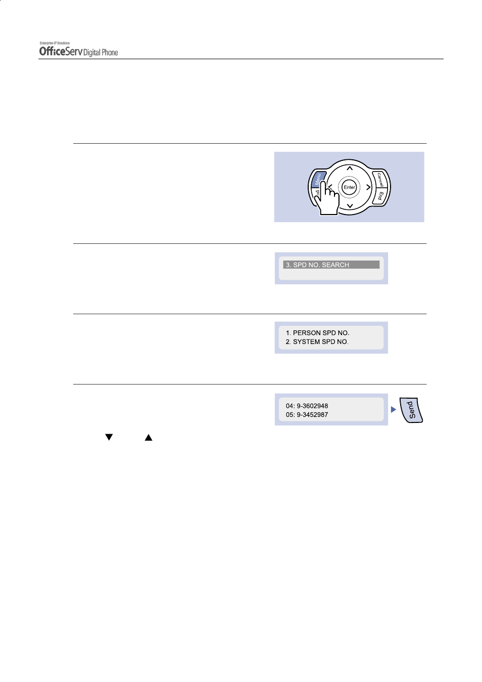 Reviewing and calling speed dial numbers | Samsung DS5021D User Manual | Page 135 / 144