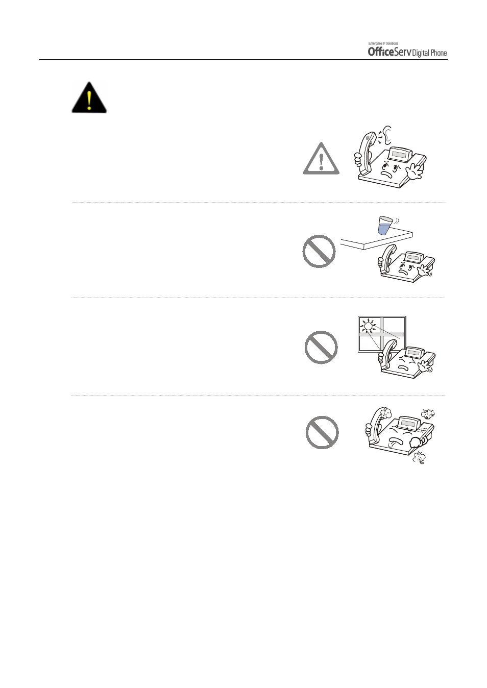 Warning | Samsung DS5021D User Manual | Page 6 / 144