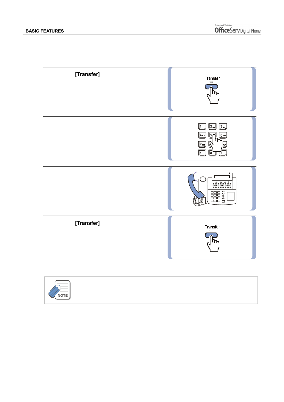 Consultation hold | Samsung DS5021D User Manual | Page 66 / 144